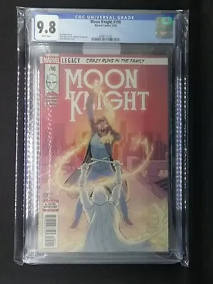 Buy Moon Knight #190 CGC 9.8 WP 1st Sun King 2017 Disney+ MCU • 51.97£