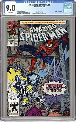 Buy Amazing Spider-Man #359 CGC 9.0 1992 4087250019 • 46.07£