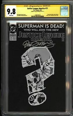 Buy * Justice LEAGUE #71 CGC 9.8 SS Signed JURGENS (1580619014) * • 187.53£