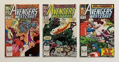 Buy West Coast Avengers #53, 54 & 55 (Marvel 1989) 3 X FN+/- Condition Issues • 16.95£