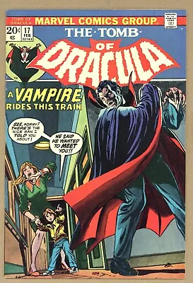 Buy Tomb Of Dracula 17 (FN) Blade Bitten By Dracula! 1974 Marvel Comics X193 • 23.99£