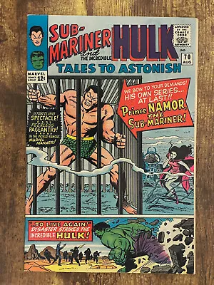 Buy Tales To Astonish #70 - STUNNING HIGH GRADE - 1st Solo Sub-Mariner - Marvel • 11.61£