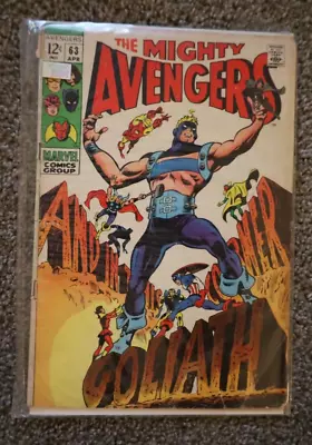 Buy Avengers Comic Issues 63 64 65 1969 3 PART SERIES COMPLETE VARIED GRADES • 43.68£