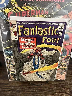 Buy Fantastic Four 47 - Vg 4.0 - 1st Appearance Of Maximus - Black Bolt (1966) • 32.13£