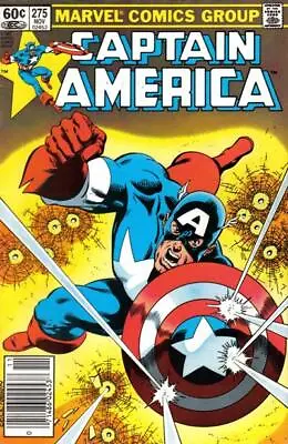 Buy Captain America (1st Series) #275 (Mark Jewelers) FN; Marvel | Baron Zemo - We C • 82.61£