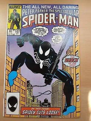 Buy The Spectacular Spider-man #107 (marvel 1985) 1st. Appearance Sin-eater Vf-/vf  • 9.48£