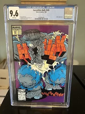 Buy Incredible Hulk 345 CGC 9.6 White Pages • 130£