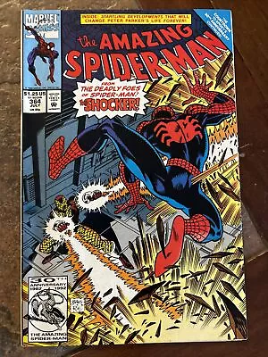 Buy Amazing Spider-Man #364 (July 1992) The Pain Of Fast Air; Vs. Shocker NM/M Vol 1 • 4.80£
