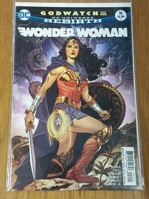 Buy Wonder Woman #16 Dc Universe Rebirth April 2017 Nm+ (9.6 Or Better) • 6.99£
