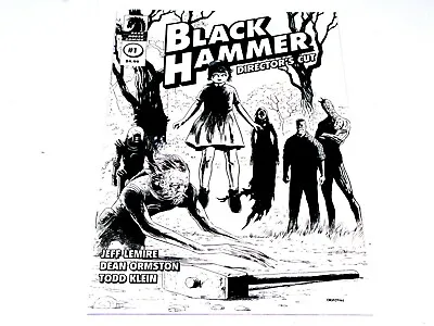 Buy Dark Horse Black Hammer Rare Issue #1 Black & White Directors Cut New Unread • 20£
