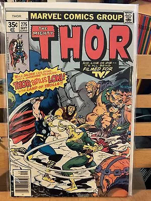 Buy MIGHTY THOR #275 -  NEWSSTAND - 1st Appearance Of Sigyn 1978 • 4.74£