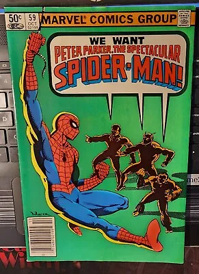 Buy The Spectacular Spider-Man Lot Of 10 #59,60,61,62,63,66,67,71,73,74      1981 • 55.77£