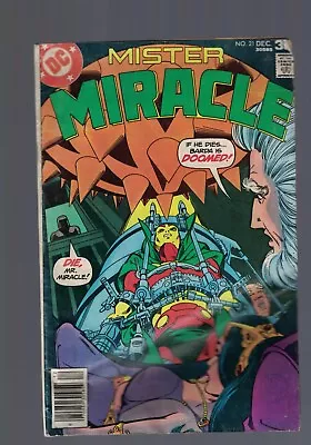 Buy DC Comics Mister Miracle Vol. 5  No. 21 December 1977 35c USA • 4.49£