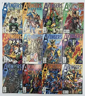 Buy Marvel Comics AVENGERS FOREVER #1-12 Full Run Set Lot 1 2 3 4 5 6 7 8 9 10 11 12 • 19.04£