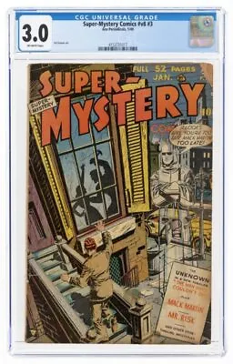 Buy Super-Mystery Comics #3 (Ace, 1949) CGC 3.0 • 217.42£