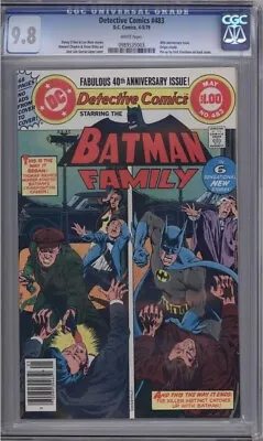 Buy Detective Comics #483 Cgc 9.8 (1979) Batman Origin 1st Maxie Zeus • 219.87£