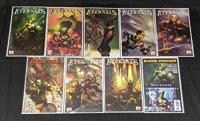 Buy Eternals #1-7 [COMPLETE] + #1 Variant + Spotlight [Gaiman / Marvel 2006] VF+&NM • 15.73£