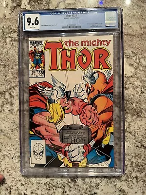 Buy The Mighty Thor #338 CGC 9.6 1983 Marvel Comics 2nd Beta Ray Bill WP • 48.21£
