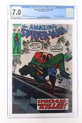 Buy Amazing Spider-Man #90 - Marvel Comics 1970 CGC 7.0   Death   Of Captain George  • 103.75£