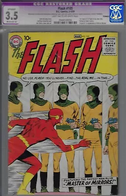 Buy Flash #105- Cgc 3.5 (moderate Conserved)- 1st Silverage Flash 1959 • 2,291.97£