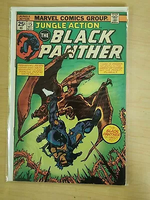 Buy Marvel Comics JUNGLE ACTION #15 The BLACK PANTHER VG+ 4.5 • 7.91£