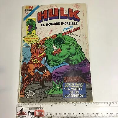 Buy 1982 Spanish Comics Serie Avestruz #56 Hulk El Hombre Increible Novaro Mexico • 3.93£