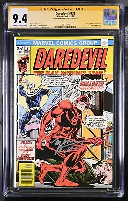 Buy Daredevil #131 CGC 9.4 OW/W 1st Appearance Of Bullseye Signed By Marv Wolfman! • 599.60£