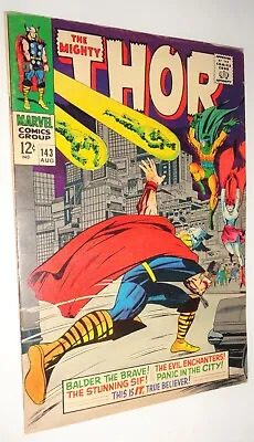 Buy Thor #143 Kirby Classic Nice Copy 6.5/7.0  1967 • 25.74£