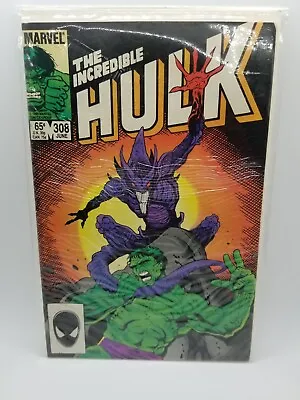 Buy Vintage Marvel Comics The Incredible Hulk  #308 (2) • 10.25£