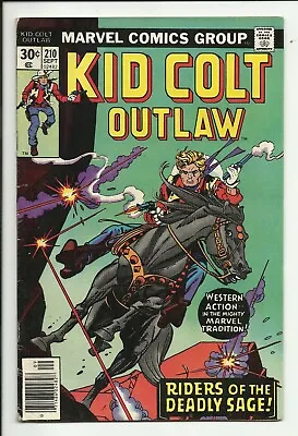 Buy Kid Colt Outlaw #210 - Mark Jeweler Edition - VG/FN 5.0   • 7.94£