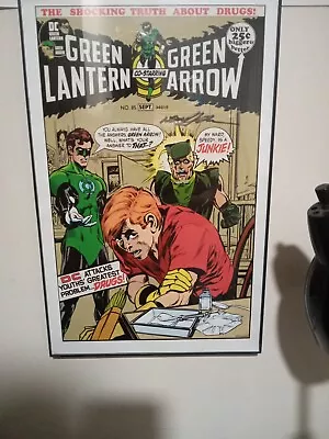 Buy Green Lantern Green Arrow #85 DC Comics Poster Signed By Neal Adams • 71.15£