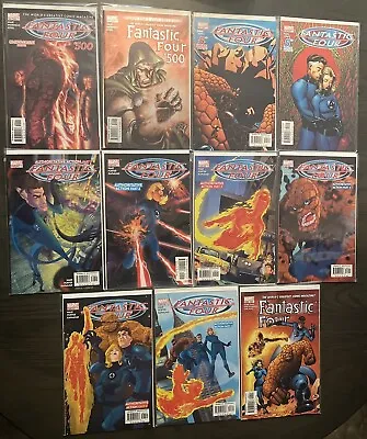 Buy Comic Books Fantastic Four 500-509 Marvel Comics Vol 3. Modern Age Lot Of 11 • 23.83£