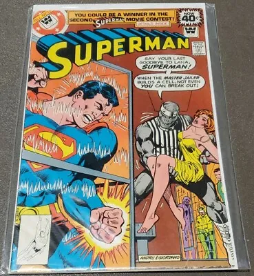 Buy Superman #331 DC (1979) -Whitman Variant -1st Appearance Of Master Jailer • 7.86£