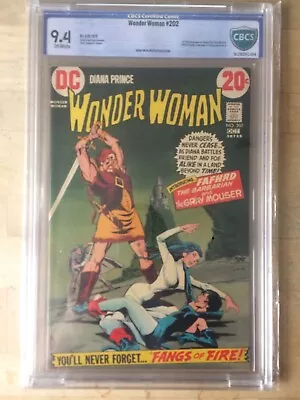 Buy US Wonder Woman #202 (DC Comics - 1972) - CBCS 9.4 - Bronze Age • 119.80£