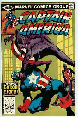 Buy Captain America #254 8.5 // 1st App 3rd Union Jack Marvel 1981 • 20.90£