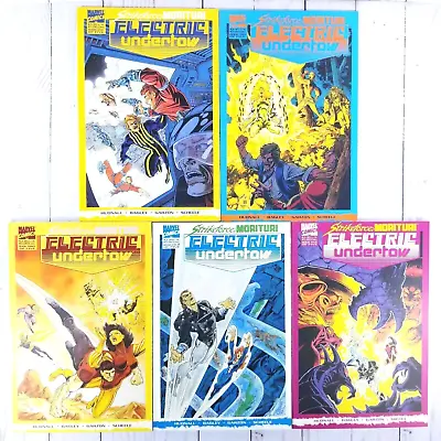 Buy Strikeforce: Morituri Electric Undertow #1-5, Marvel Comics 1989 Vintage Lot VF+ • 8.30£
