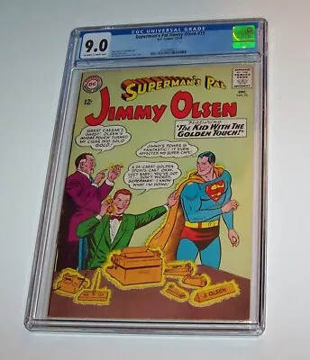 Buy Superman's Pal Jimmy Olsen #73 - DC 1963 Silver Age Issue - CGC VF/NM 9.0 • 171.90£