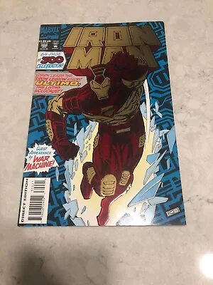 Buy Marvel Comics Iron Man #300 Foil Modern Age Guest Appearance By War Machine A21 • 6.36£
