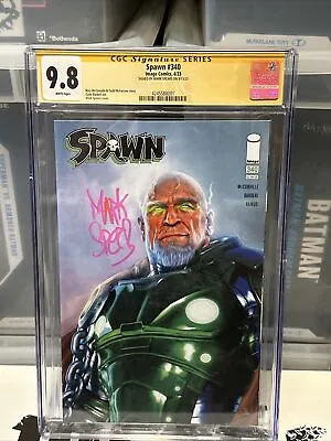 Buy SPAWN #340 CGC 9.8 Signed By Mark Spears Sinn Variant Cover Image Comics New NM+ • 104.07£