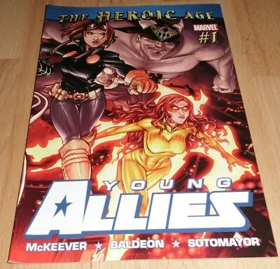Buy Young Allies (2010 Marvel) #1A...Published Aug 2010 By Marvel • 19.99£