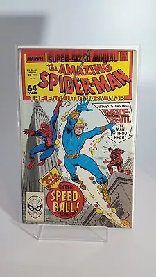 Buy Amazing Spider-Man Super Sized Annual #22 1988 First Appearance Speedball • 25£