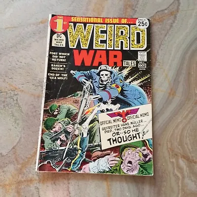 Buy Weird War Tales #1 DC Comics, Original USA 1971, Free Shipping To Italy • 60.24£
