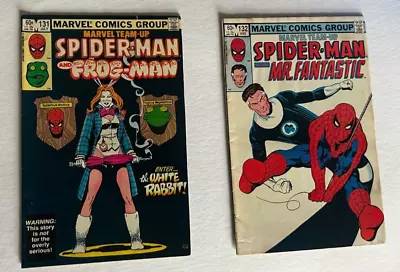 Buy Marvel Comics Team Up Spider-Man, Frog-Man 131 And Mr. Fantastic 132 • 24£