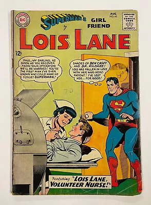 Buy Superman's Girl Friend, Lois Lane #43. August 1963. Dc. G/vg. Lex Luthor! • 10£