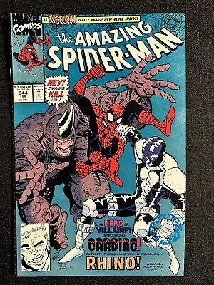 Buy Marvel Comics The Amazing Spider-Man Vol.1 #344 1st Cletus Kasaday Cardiac 1991. • 27.61£