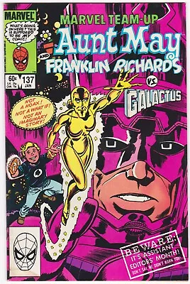 Buy Marvel Team Up 137 From 1983 Aunt May Vs Galactus • 4£