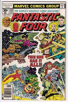 Buy Marvel Fantastic Four Vol. 1 Issue #183 Comic 1977 Battleground Baxter Building • 2.40£