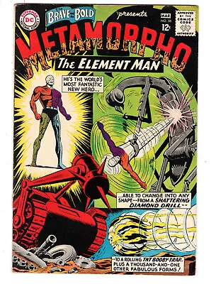 Buy Brave And The Bold #58 (1965) - Grade 5.0 - 2nd Appearance Of Metamorpho! • 39.53£