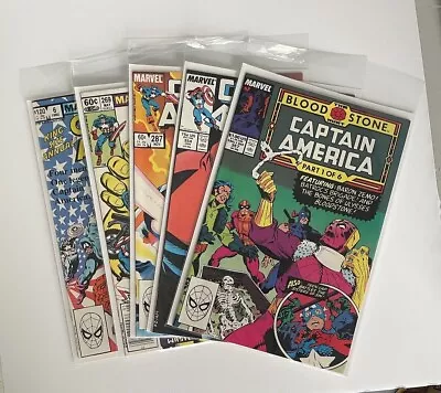 Buy Captain America Comics, #6 Annual-1982, #269-1982, #287-1983, #354 & #357-1989 • 40.74£