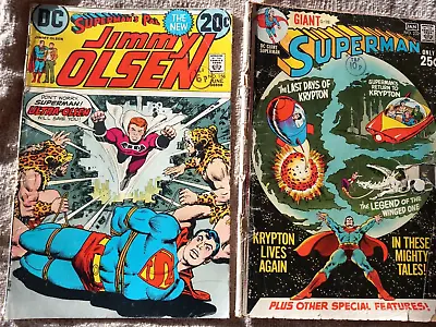 Buy DC Comic Superman 232 Giant Issue 1970-71 + JIMMY OLSEN N158 , 1973 • 7.53£